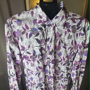 Ted Baker London Mens Floral Paisley Button Down Shirt